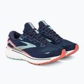 Brooks Ghost 15 scarpe da corsa da donna peacoat/blu canale/rosa 5