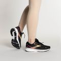 Brooks Ghost 15 scarpe da corsa da donna nero/arancio/raspberry 2