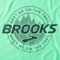 Uomo Brooks Distance 3.0 iper verde/brooks maglia da trail running 3