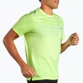 Maglietta da corsa Brooks Atmosphere 2.0 lime/elevate per uomo 3