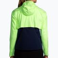 Giacca da corsa impermeabile Brooks High Point Donna lime/navy 2