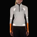 Felpa da corsa Brooks Run Visible 1/2 Zip 2.0 ecru/fluoro flash/nero da donna 4