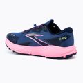 Brooks Divide 5 GTX scarpe da corsa donna grigio blu/rosa/lime 3