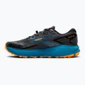 Brooks Divide 5 scarpe da corsa da uomo ebano/zaffiro blu/arancio 10