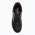 Scarpa da corsa Brooks Ghost 16 GTX da uomo nero/rosso mandarino/verde 5