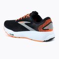 Brooks Ghost 16 scarpe da corsa da uomo nero/arancio/bianco 3