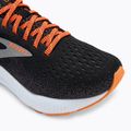 Brooks Ghost 16 scarpe da corsa da donna nero/arancio/bianco 7