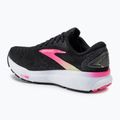 Brooks Ghost 16 scarpe da corsa da donna nero/rosa/giallo 3