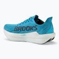 Brooks Hyperion Max 2 scarpe da corsa da uomo crystal seas/diva pink/nero 3