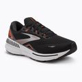 Brooks Adrenaline GTS 23 nero/rosso mandarino/argento scarpe da corsa da uomo