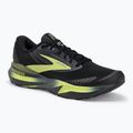 Scarpe da corsa Brooks Adrenaline GTS 24 da uomo, nero/ebano/nuovo giallo, resistenti alle intemperie