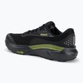 Scarpe da corsa Brooks Adrenaline GTS 24 da uomo, nero/ebano/nuovo giallo, resistenti alle intemperie 3