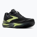 Scarpe da corsa Brooks Adrenaline GTS 24 da uomo, nero/ebano/nuovo giallo, resistenti alle intemperie 8