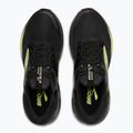 Scarpe da corsa Brooks Adrenaline GTS 24 da uomo, nero/ebano/nuovo giallo, resistenti alle intemperie 12