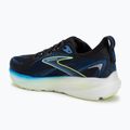 Scarpe da corsa da uomo Brooks Glycerin 22 wide fit nero/cobalto/giallo antico 3