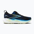 Scarpe da corsa da uomo Brooks Glycerin 22 wide fit nero/cobalto/giallo antico 9