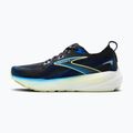Scarpe da corsa da uomo Brooks Glycerin 22 wide fit nero/cobalto/giallo antico 10