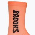 Calzini da corsa Brooks Ghost Crew orange 3