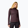 Felpa da corsa da donna Brooks Dash 1/2 Zip 3.0 brown