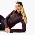 Felpa da corsa da donna Brooks Dash 1/2 Zip 3.0 brown 3