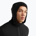 Uomo Icebreaker Quantum III Zip Hood giacca da trekking nero 4