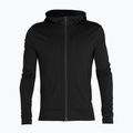 Uomo Icebreaker Quantum III Zip Hood giacca da trekking nero 9