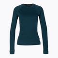 Smartwool Merino 250 Baselayer Crew da donna in scatola manica lunga termica twilight blue heather