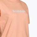 T-shirt Napapijri S-Box rosa salmone da donna 7