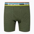 Boxer da uomo Smartwool Merino Sport 150 Boxer termico verde muschio heather in scatola