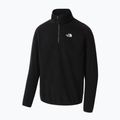 Felpa da trekking da uomo The North Face 100 Glacier 1/4 Zip 2023 nero