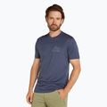 Icebreaker Merino 150 Tech Lite Back Pack Uomo Camicia da trekking in grafite