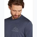 Icebreaker Merino 150 Tech Lite Back Pack Uomo Camicia da trekking in grafite 4