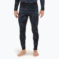 Pantaloni termici da uomo icebreaker Merino 200 Oasis Leggings Cloud Dye grafite/nero