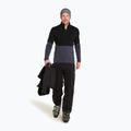 Uomo Icebreaker Merino 400 RealFleece Descender LS Zip nero/ grafite/ cb felpa 4