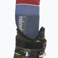 Calzini da sci Icebreaker da uomo Merino Ski+ Light OTC Mountain Contour alba/brillante/neve 4