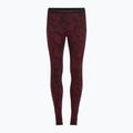 Pantaloni termici Icebreaker da donna Merino 260 Vertex Leggings Frozen Forms nero/port/j 7