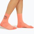 Calze da trekking Icebreaker da donna Life Fine Gauge Crew IB Logo Reflections tang/graphite 2