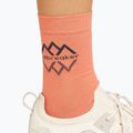 Calze da trekking Icebreaker da donna Life Fine Gauge Crew IB Logo Reflections tang/graphite 4