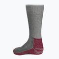 Calzini da trekking Smartwool Classic Mountaineer Maximum Cushion Crew grigio-rosso SW013300003 3