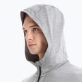 Icebreaker Quantum III Zip Hood Uomo Giacca da trekking grigio 6