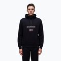 Felpa Napapijri Burgee Half Zip Hooded 2.0 uomo nero 041