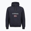 Felpa Napapijri Burgee Half Zip Hooded 2.0 Uomo blu marine