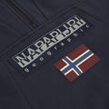 Felpa Napapijri Burgee Half Zip Hooded 2.0 Uomo blu marine 3