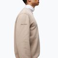 Felpa Napapijri B-Badge C beige da uomo, in stile rocky 4