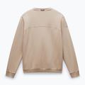 Felpa Napapijri B-Badge C beige da uomo, in stile rocky 7