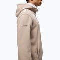 Napapijri B-Badge Uomo Felpa con cappuccio mezza zip beige rocky 4