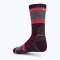 Calze da trekking Smartwool Hike Full Cushion Saturnsphere Crew bordeaux SW001584591 2