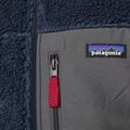 Felpa da uomo in pile Patagonia Classic Retro-X new navy w/wax red 5