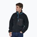 Felpa in pile Patagonia Classic Retro-X pitch blue da uomo