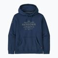 Felpa da uomo Patagonia Forge Mark Uprisal Hoody lagom blu 6